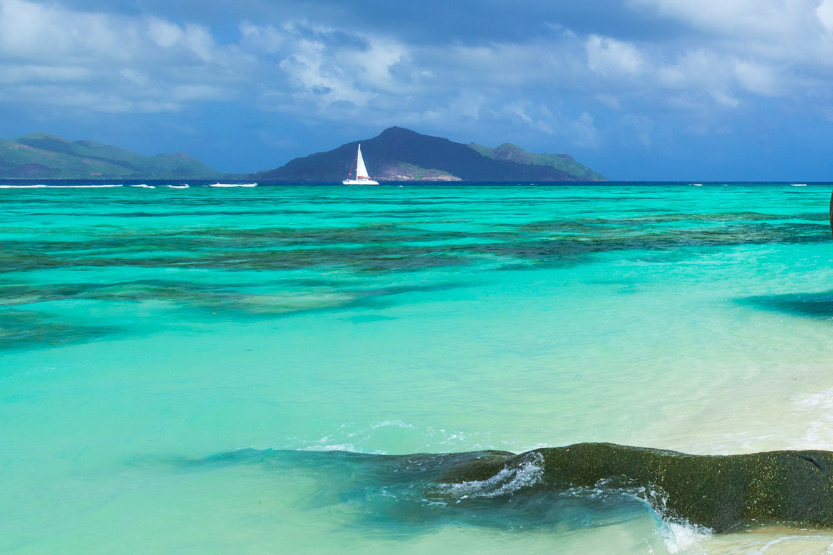 Seychellen Katamaran Segelten Reise